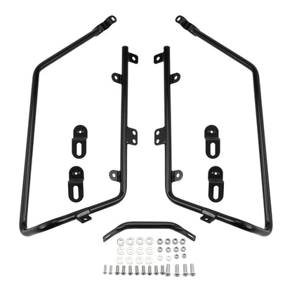 Hard Saddlebags & Conversion Brackets For Harley Dyna Low Rider Street Bob 08-17