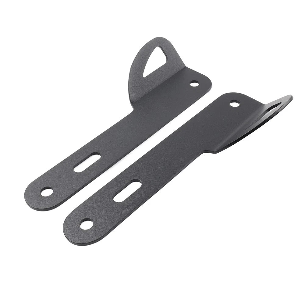 Pair Front Teardrop Tie-Down Brackets Mount For Harley Touring Street Glide FLTR