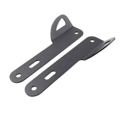 Pair Front Teardrop Tie-Down Brackets Mount For Harley Touring Street Glide FLTR
