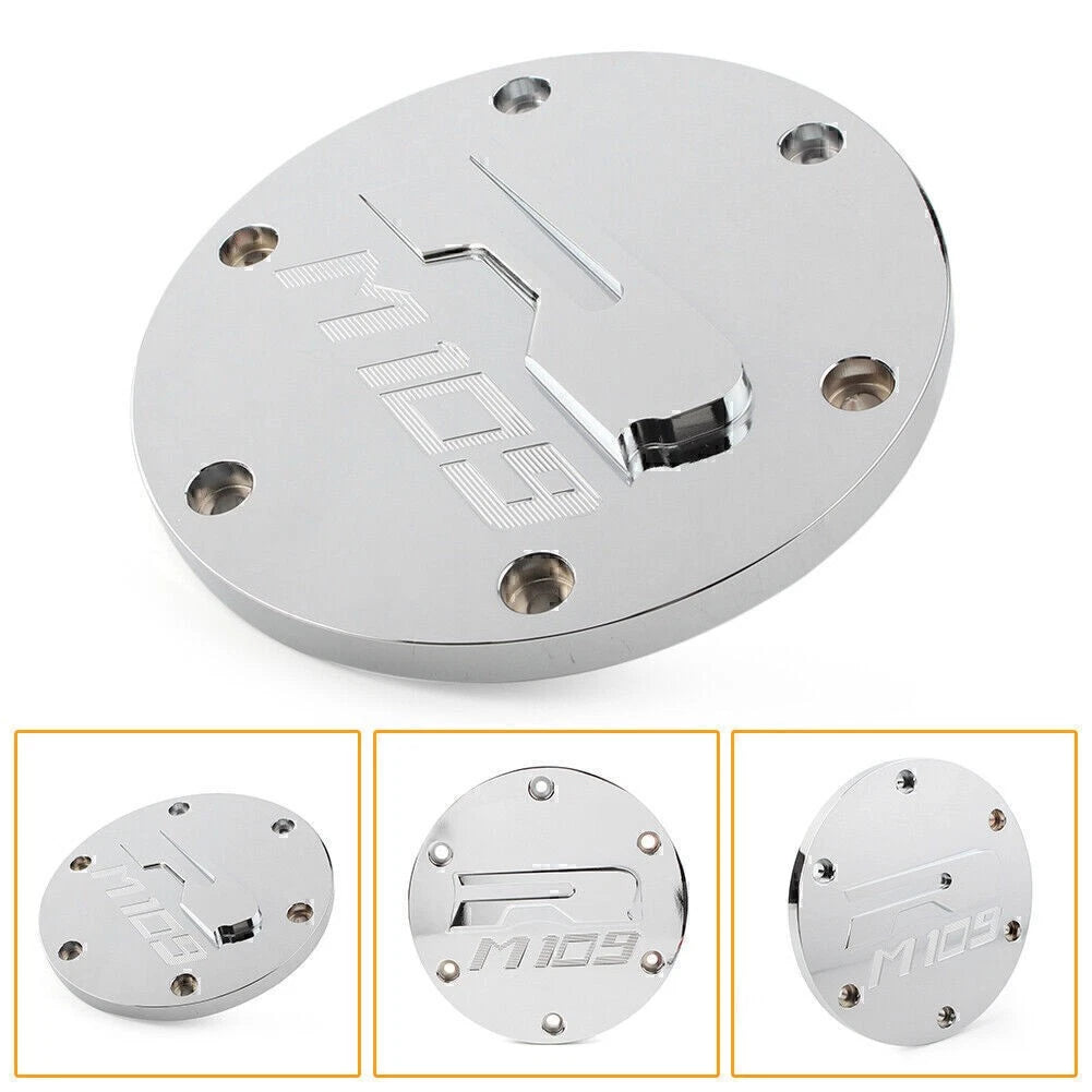Derby Side Cover Cap For Suzuki Boulevard M109R 2006-2018 Motorcycle Chrome US