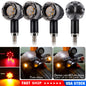 4X Motorcycle LED Bullet Brake Running Turn Signal Tail Light For Harley Honda
