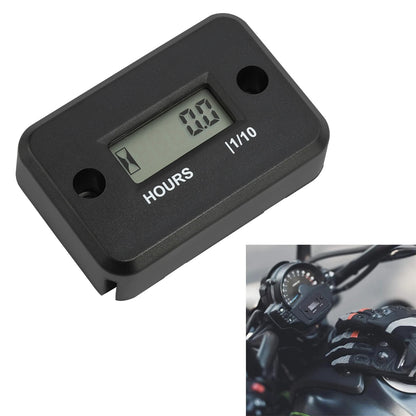 Waterproof Snowmobile LCD Marine Digital Hour Meter Gauge For Racing Motorcycle