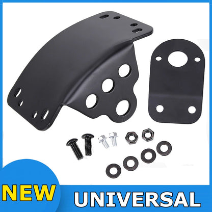 Motorcycle Black Side Mount License Plate Bracket Holder For Harley Chopper USA