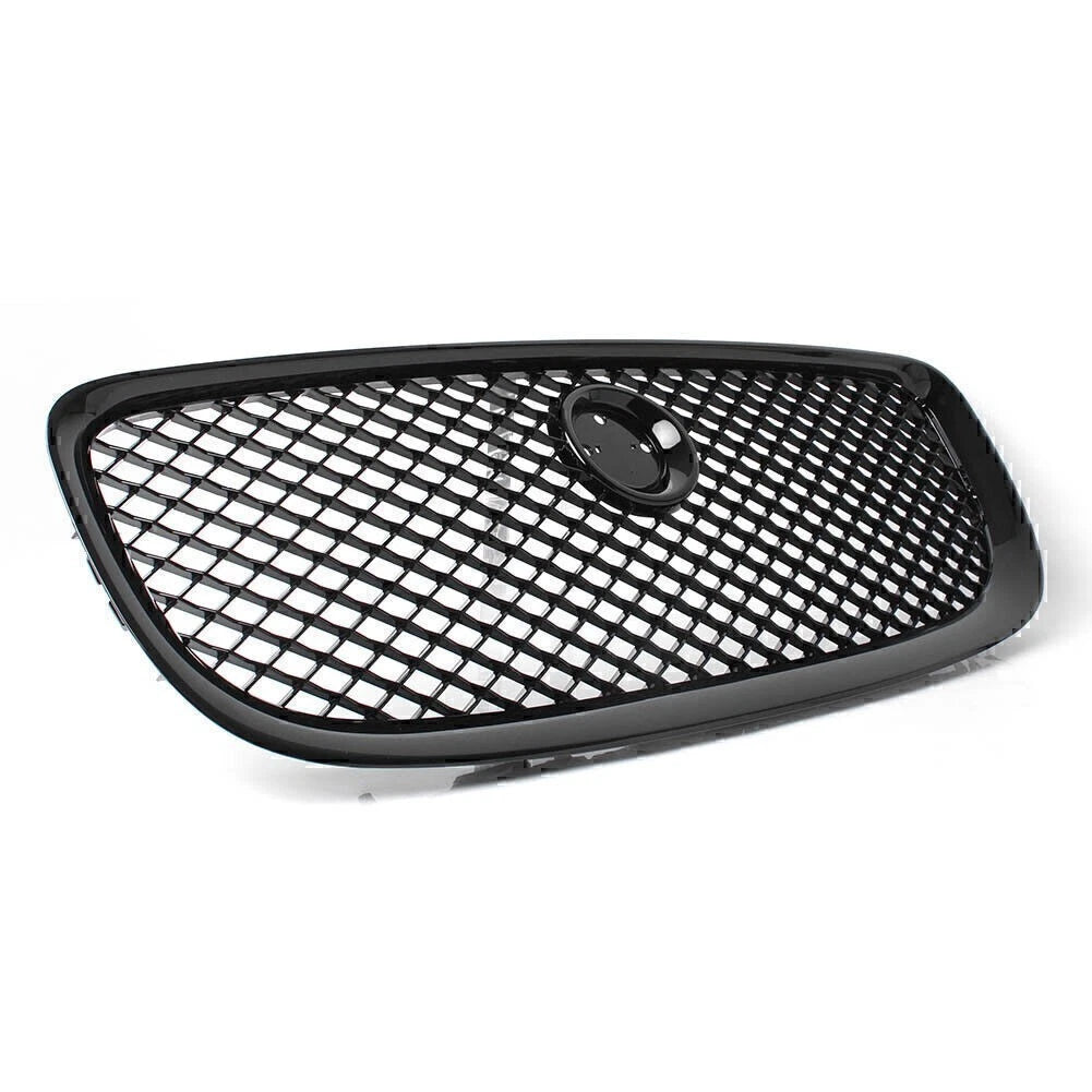Upper Front Center Grille Mesh Fit Jaguar XJ 2010 2011 2012 2013 2014 2015 Black