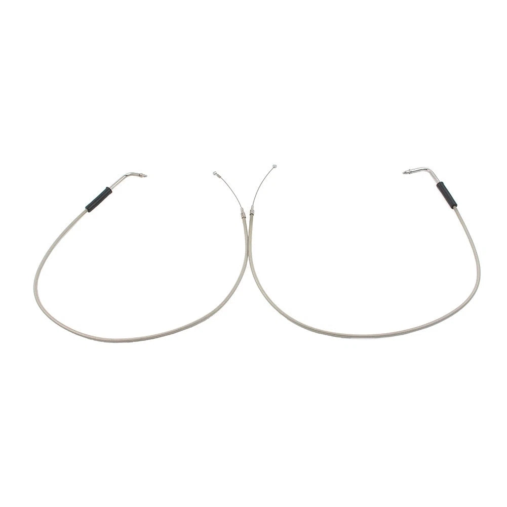 Stainless Steel Throttle Cable For Harley Sportster XL1200 883 Dyna Road King US