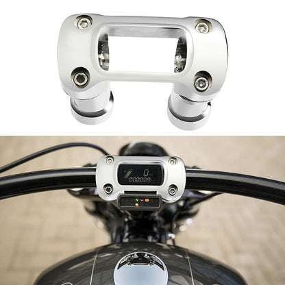 4" Handlebar Riser Clamp Kit Fit For Harley Breakout Street Bob 2018-24 1.25"Bar