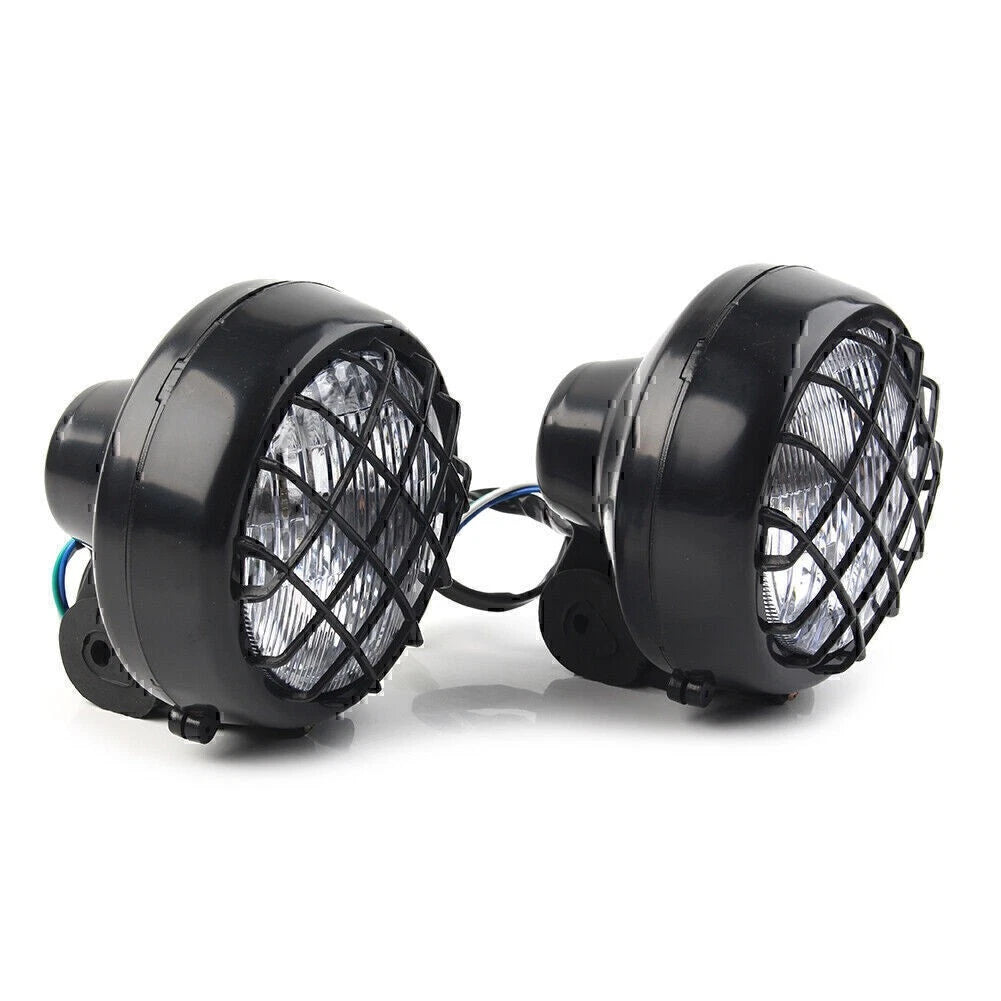 1Pair Lens Grill Headlight Lamp For Yamaha Banshee 1987-2006 2005 ATV 4 Wheel US