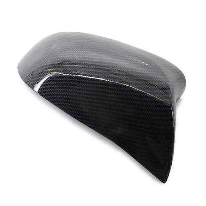2X Carbon Fiber Rear View Mirror Cover Trim For BMW X5 F15 X6 F16 2014-2018 2015