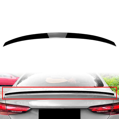 Rear Trunk Spoiler Wing Glossy Black For Audi A5 F5 Sportback 4-Door 2017-2024
