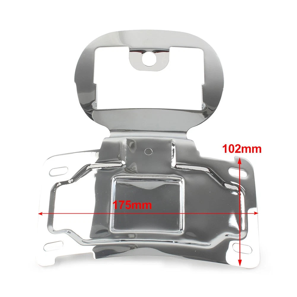1X Plate Bracket Motorcycle License Plate Relocation Kit For Harley Touring