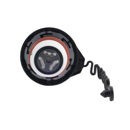Petrol Fuel Tethered Gas Cap ABS For Land Rover Freelander 2 2008-2015 Black