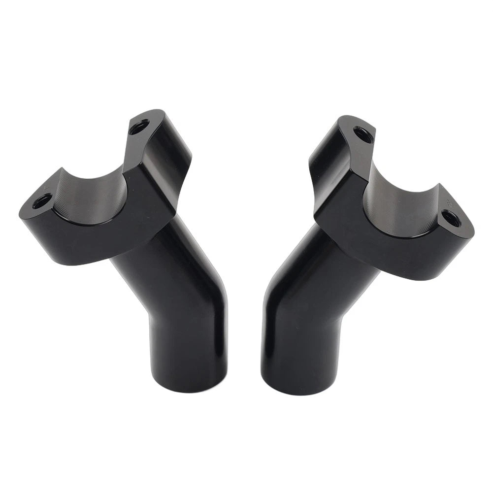 3 1/2" Pullback Handlebar Risers Fit Harley 1" Bar Dyna Softail Road King Black