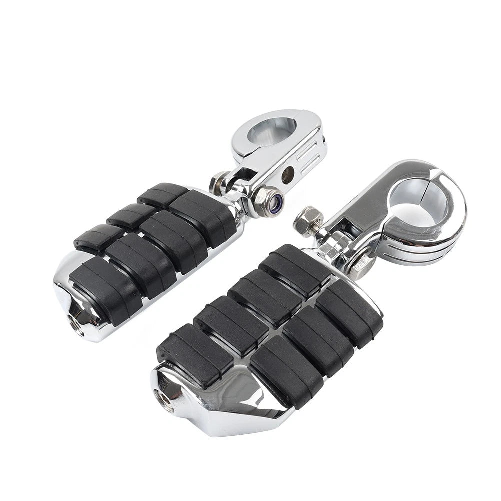 1-1/4" Highway Bar Footpeg Foot Pegs Mount For Harley Touring Road Street Glide