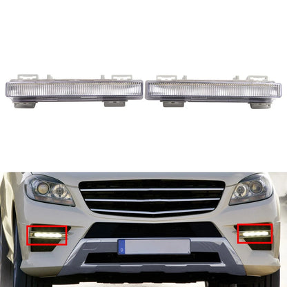 2pcs Front Daytime Running Light For Mercedes Benz W166 ML550/ML63 2012-2015