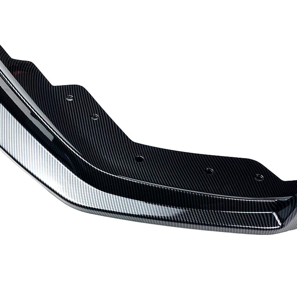 Front Bumper Lip Spoiler Splitters Carbon For BMW 3 Series G20 M Pack 2019-2022