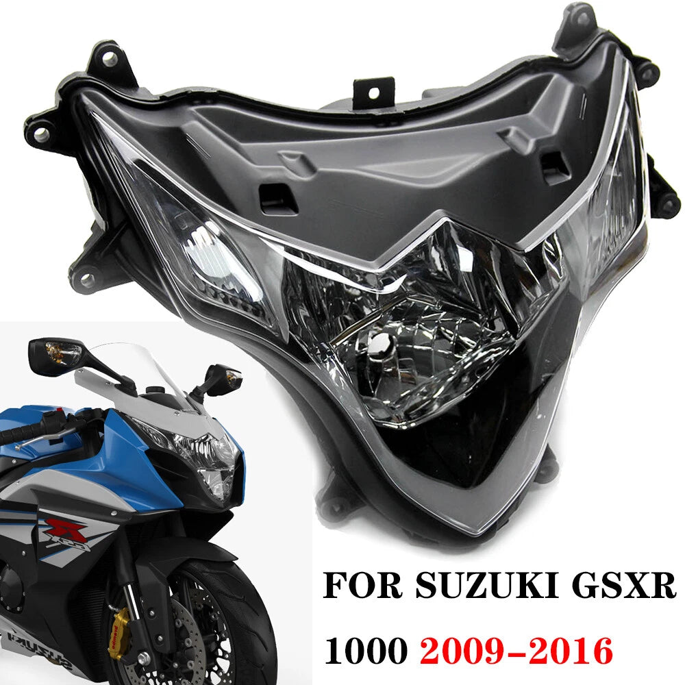 Front Headlight for GSXR1000 2009 10 11 12 13 14 15 16 Suzuki Headlamp Assembly