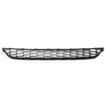 Front Bumper Lower Honeycomb Grille Glossy Black For Ford Fiesta 2013-2017