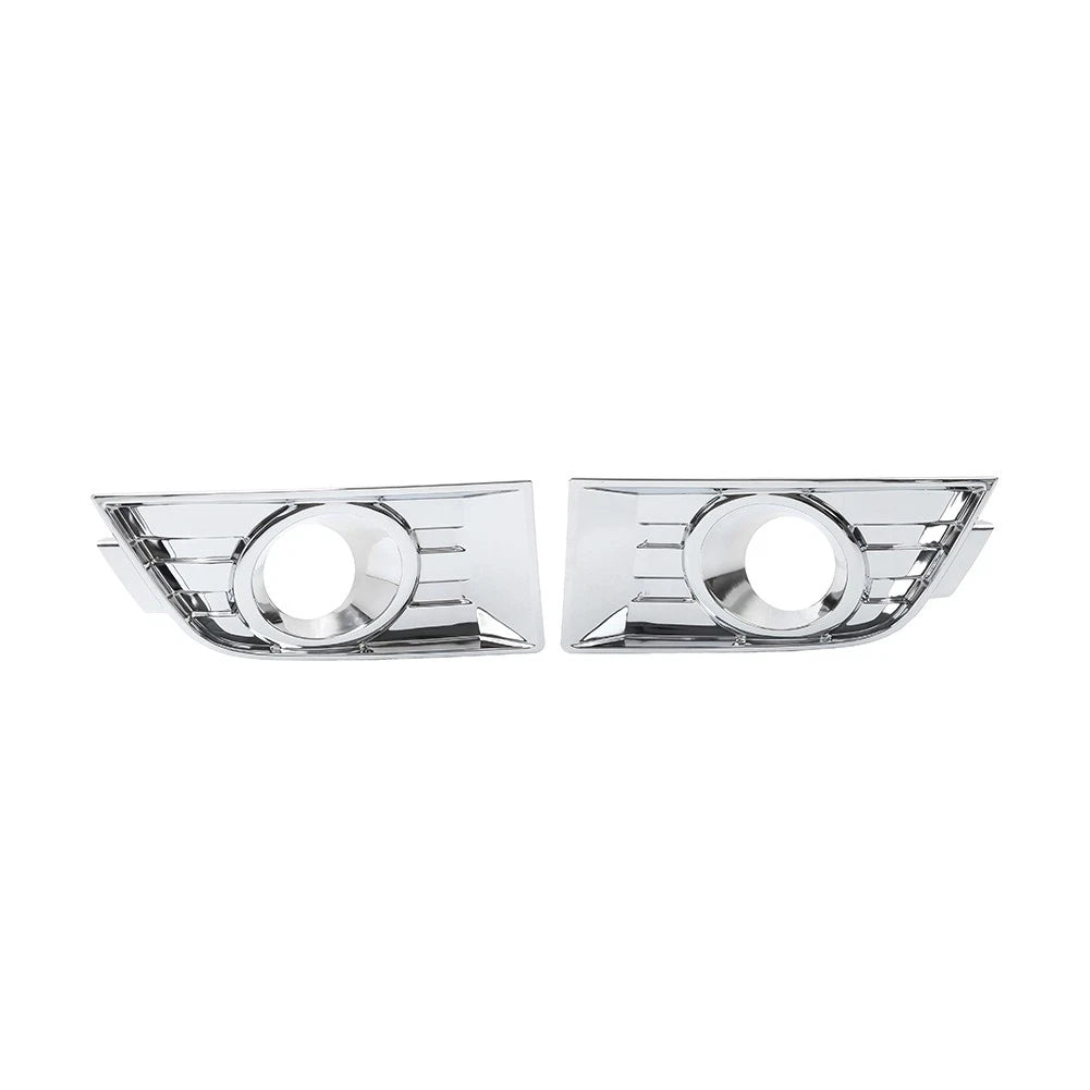 2pcs Front Bumper Fog Light Bezel Chrome Left Right For Ford Edge 2007-2010