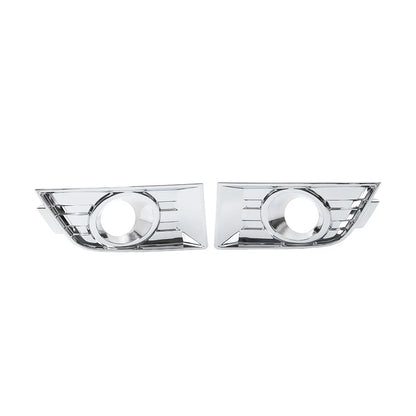 2pcs Front Bumper Fog Light Bezel Chrome Left Right For Ford Edge 2007-2010
