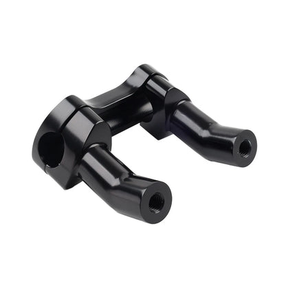 Top Cover 3.5" Handlebar Risers Clamp Black For Harley Dyna Softail Sportster XL