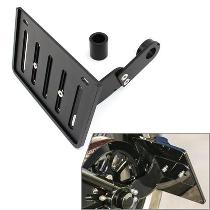Blk License Plate Bracket Kit For Harley Softail Fat Boy Breakout Dyna 2018-2022