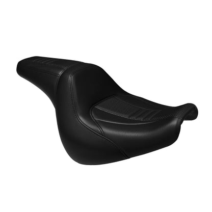 Black Driver Passenger Seat Fit For Harley Fat Bob FXFB FXFBS 2018-Up 2019 20 21