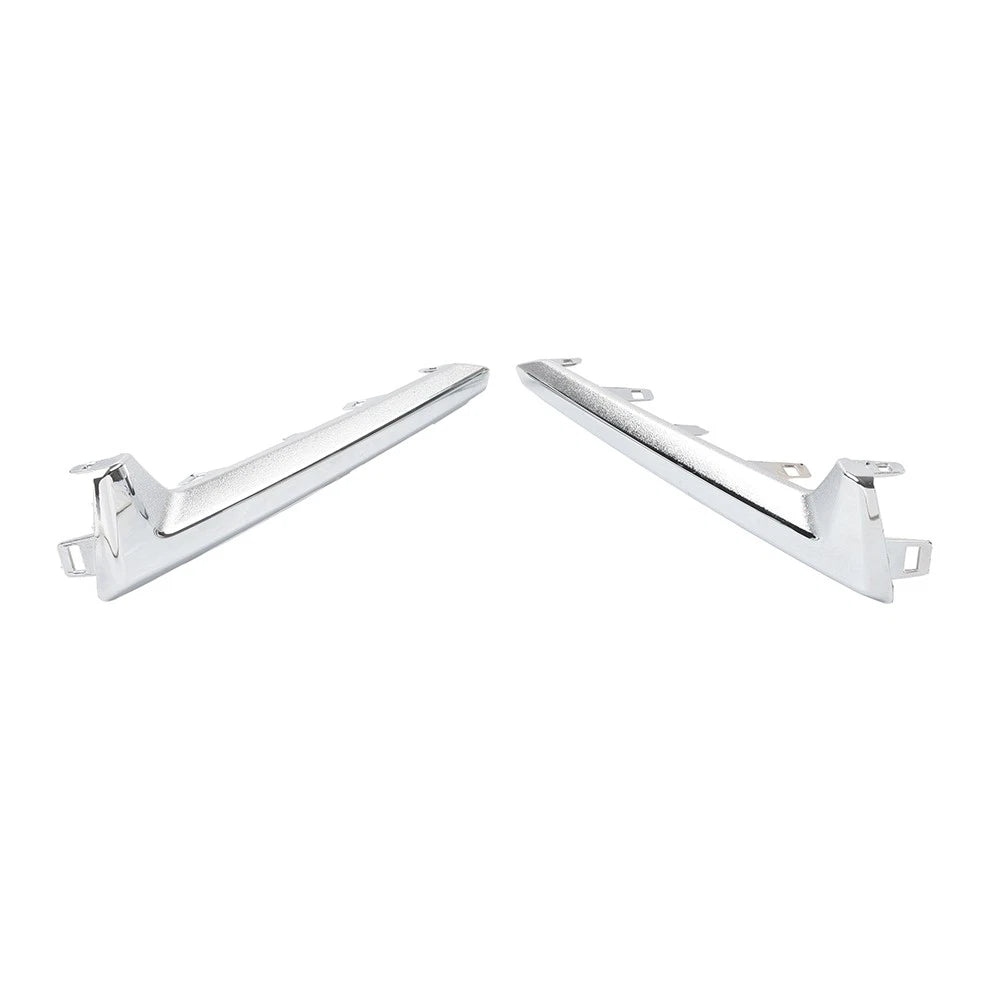 1Pair Fog Light Trim Fog Light Molding Trim Chrome For Subaru Forester 2017-18