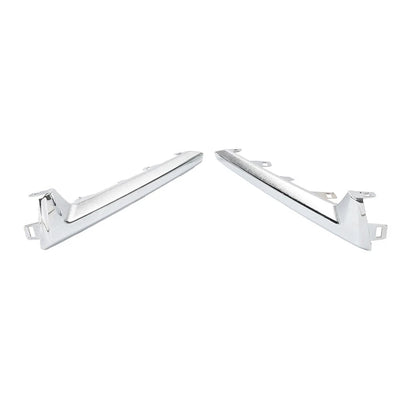 1Pair Fog Light Trim Fog Light Molding Trim Chrome For Subaru Forester 2017-18