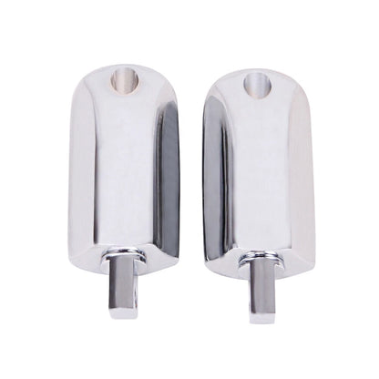 Chrome Motorcycle Foot Pegs Footrest For Harley Touring Dyna Softail Sportster