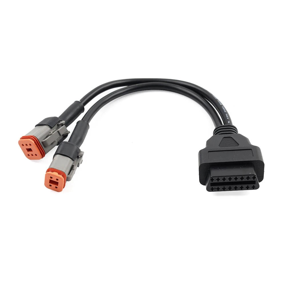 Motor 6 Pin 4 Pin to OBD2 Adapter Cable Diagnostic Scanner 2in1 For Harley US