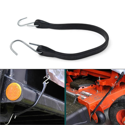 15" Heavy Duty Rubber Tarp Straps Tie Down Bungee Cords With Hooks