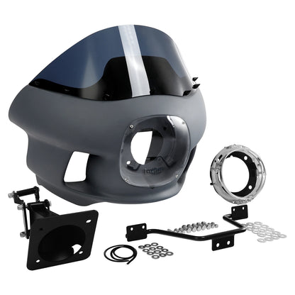Headlight Upper Fairing Cowl Mount For Harley Softail Low Rider Street Bob 18-Up
