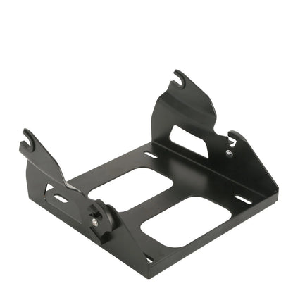 Black King Trunk Pad Solo Mount Rack Fit For Harley Electra Road Glide 2014-Up