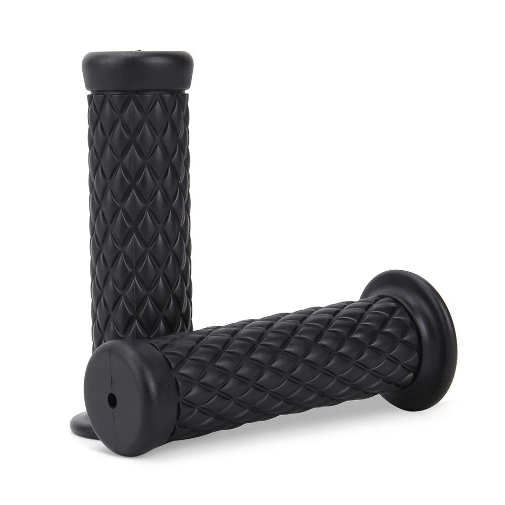 7/8"&1" Motorcycle Hand Grips Bar End Handlebar Gel For Cafe Racer Dirt Bike ATV