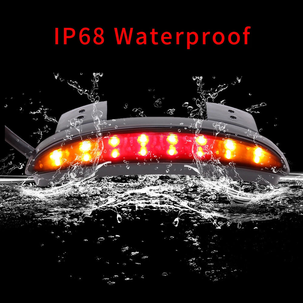 Smoke LED Brake Tail Light Turn Signal For Harley Sportster 883 1200 Forty Eight