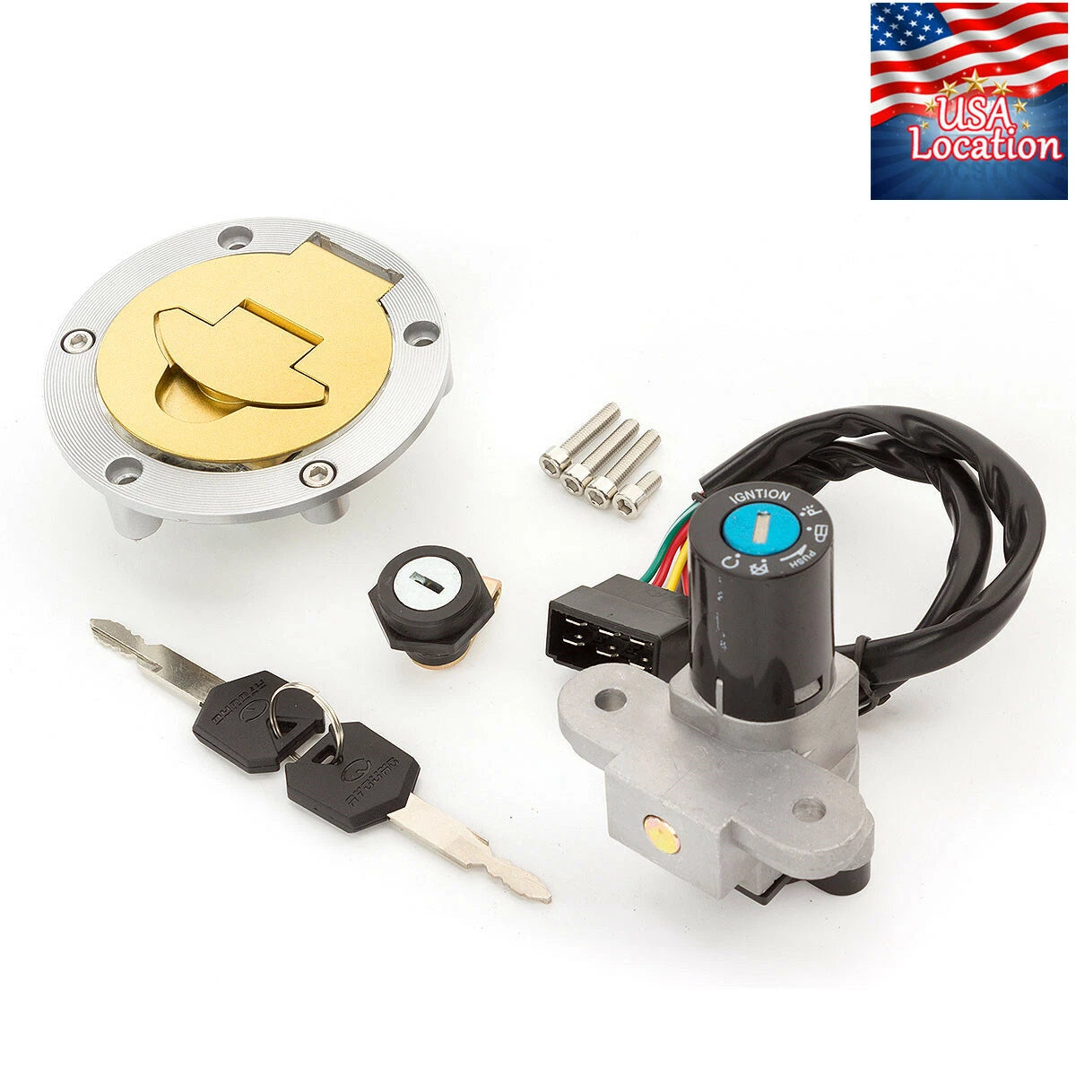 For Ducati ST4 2000-2002 ST2 1998-2003 Ignition Switch Fuel Gas Cap Tank Lock