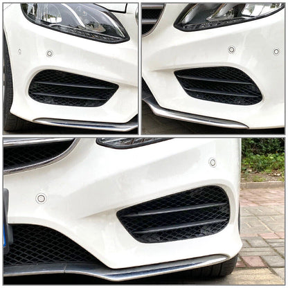 Fit Mercedes Benz E Class W212 2013-2015 Front Bumper Grill Fog Lamp Grille 2x