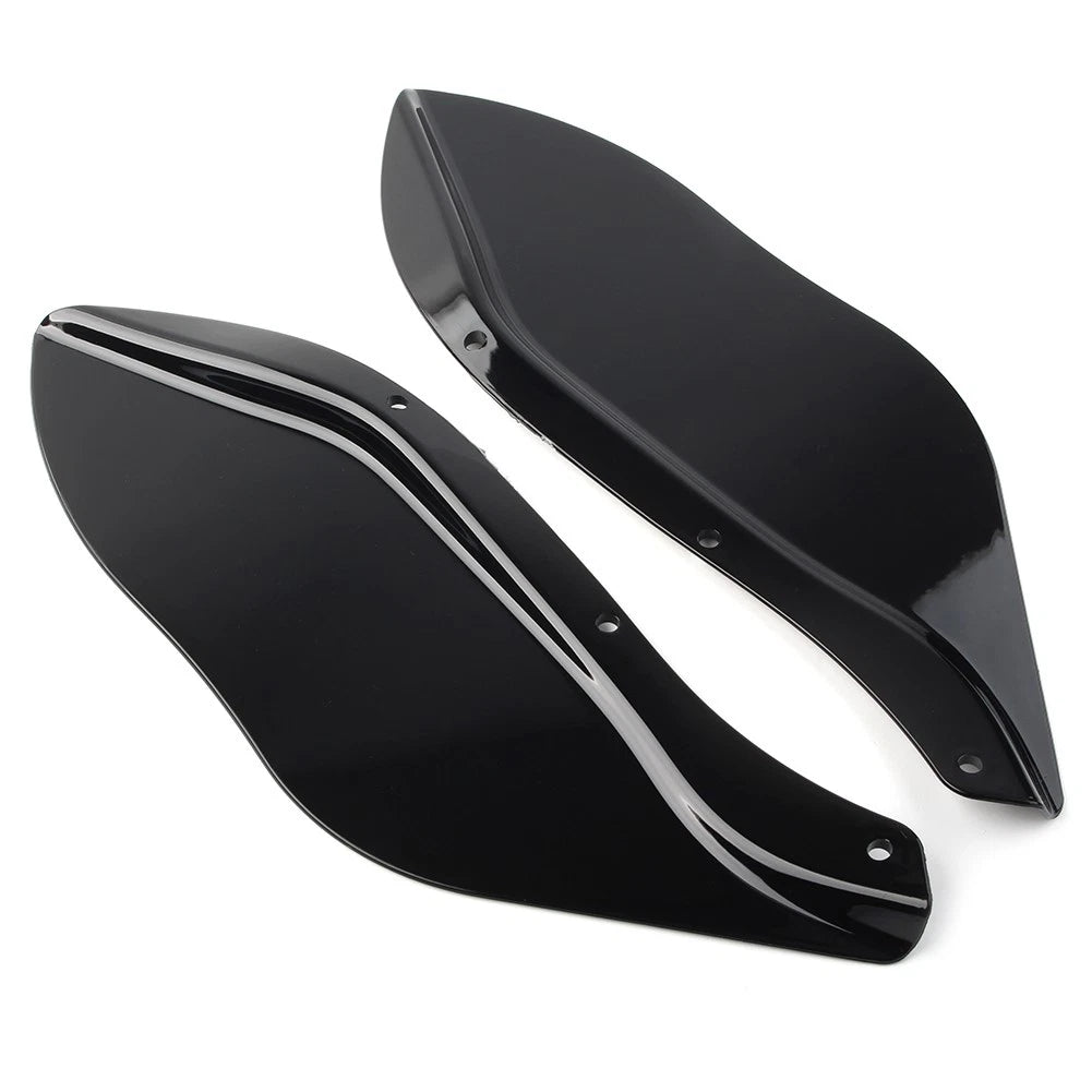 1 Pair Fairing Windshield Air Deflector For Harley Street Electra Glide 96-13 US