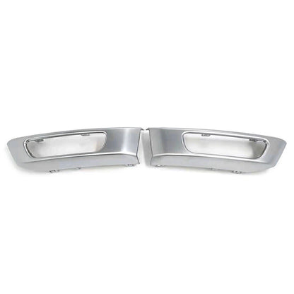 For Range Rover Sport 2014-2017 Front Bumper Fog Light Lamp Cover Silver 2PCS