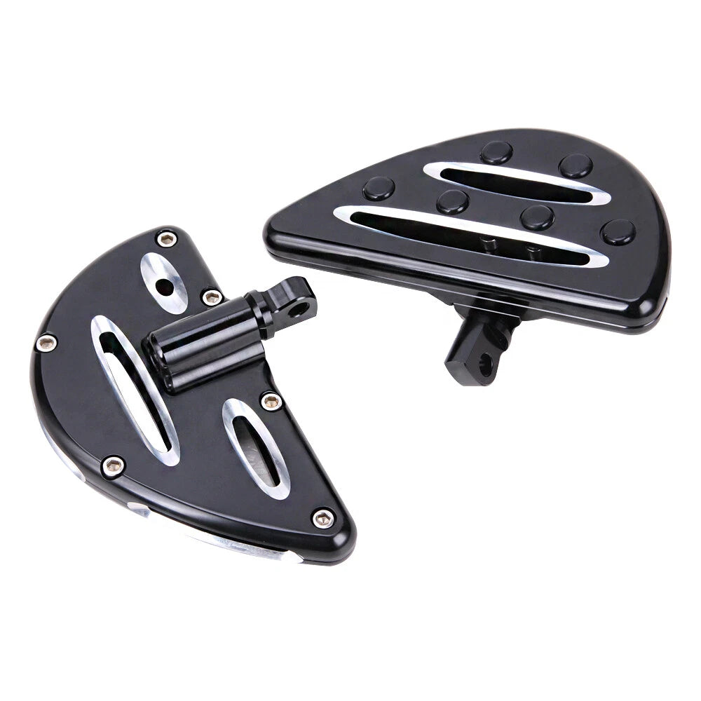 Rear Passenger Floorboards Footboard For Harley Touring Street Glide Road Glide