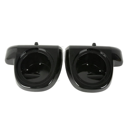 6.5" Lower Vented Fairing Pods Box+Speaker+Grills Fit For Harley Touring 14-24