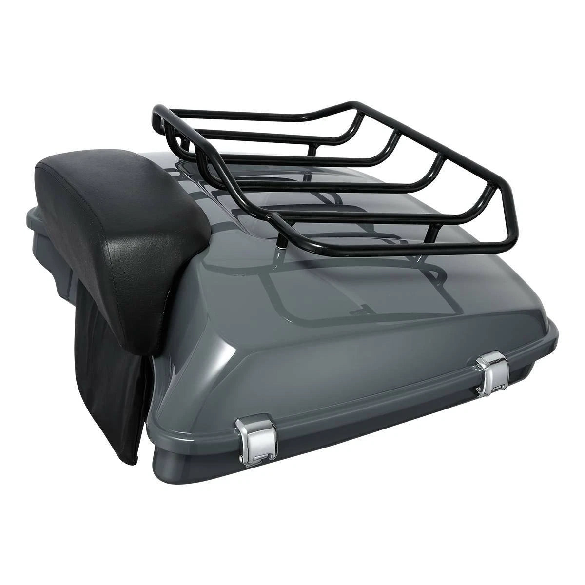 Gray Razor Trunk Top Rack Fit For Harley Touring Street Road Glide King 14-25 24
