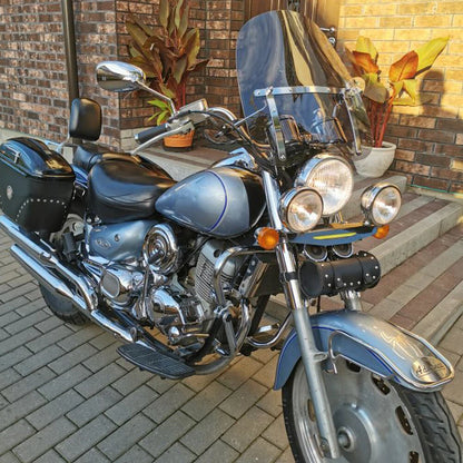 Motorcycle Windshield Windscreen for Harley Sportster 42 78 Dyna Softail Fatboy