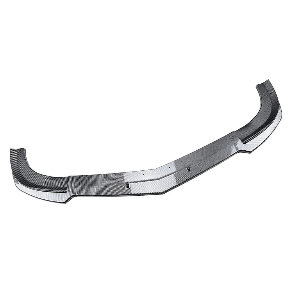 Carbon Look Front Bumper Spoiler Lip For Benz C Class W204 C63 Sedan 11-14