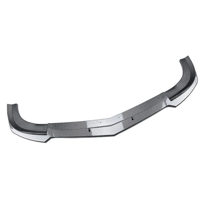Carbon Look Front Bumper Spoiler Lip For Benz C Class W204 C63 Sedan 11-14