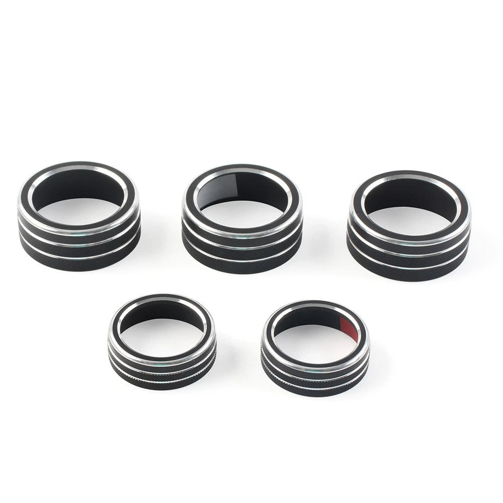 Control Switch Knob Ring Cover Trim For Honda Accord 10th Generation 18-22 Black