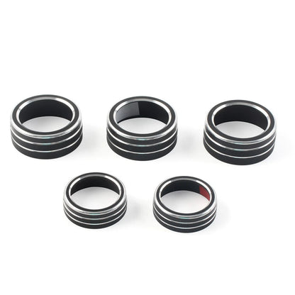 Control Switch Knob Ring Cover Trim For Honda Accord 10th Generation 18-22 Black