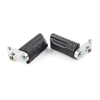 Footrest Pegs Pedal w/Clamp Fit 43cc 47cc 49cc Pocket Dirt Bike Mini Scooter ATV