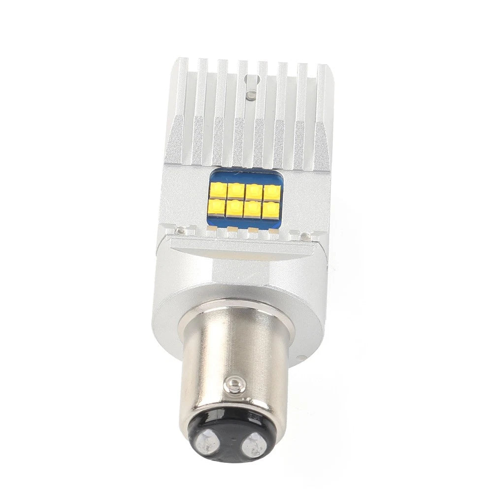 LED Headlight Bulb 6V Or 12V Fitd Model A Model T BA15D Warm White Light