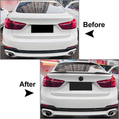 US Rear Trunk Roof Spoiler Wing For BMW X6 F16 X6M 2014-2019